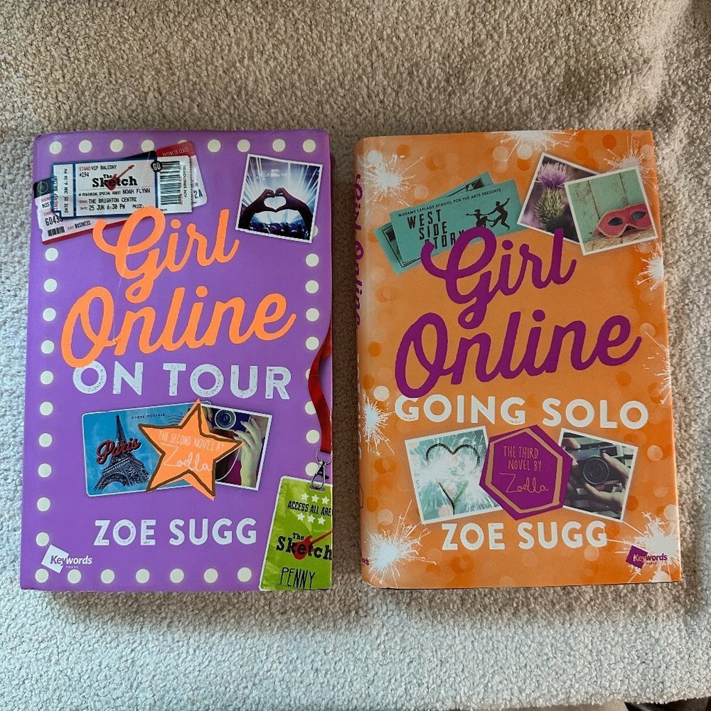π’ 2 BOOK BUNDLE | Girl Online by Zoe Sugg | YA Fiction | Hardcover Book (s)